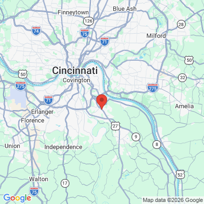 Map to  office in Cold Spring, KY