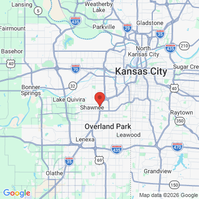Map to  office in Merriam, KS