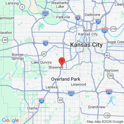 Map to  office in Merriam, KS