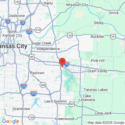 Map to  office in Independence, MO