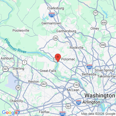 Map to  office in Potomac, MD