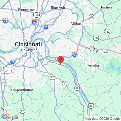 Map to  office in Melbourne, KY