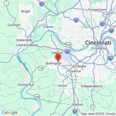 Map to  office in Crestview Hills