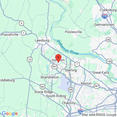 Map to  office in Ashburn, VA