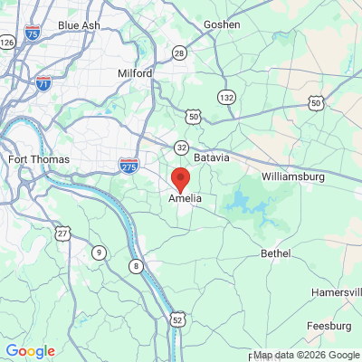 Map to  office in Amelia, OH