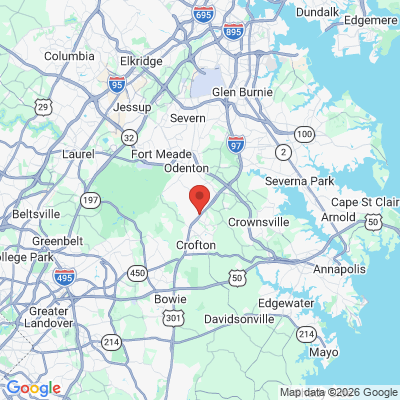 Map to  office in Gambrills, MD