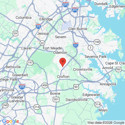 Map to  office in Gambrills, MD