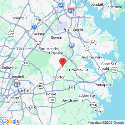 Map to  office in Gambrills, MD