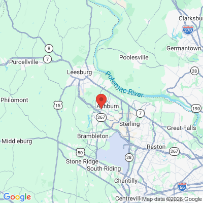 Map to  office in Ashburn, VA