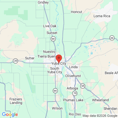 Map to  office in Yuba City, CA