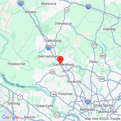 Map to  office in Gaithersburg, MD
