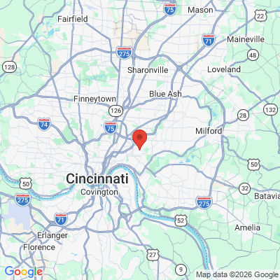 Map to  office in Cincinnati, OH