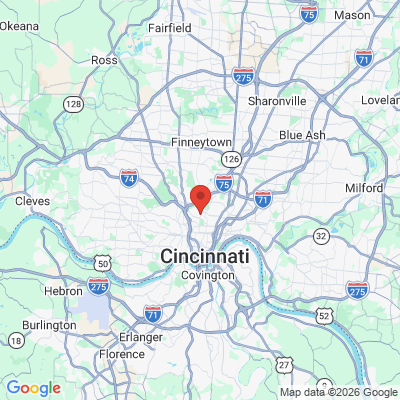 Map to  office in Cincinnati, OH