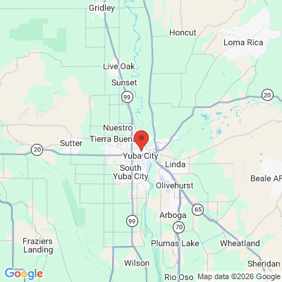Map to  office in Yuba City, CA