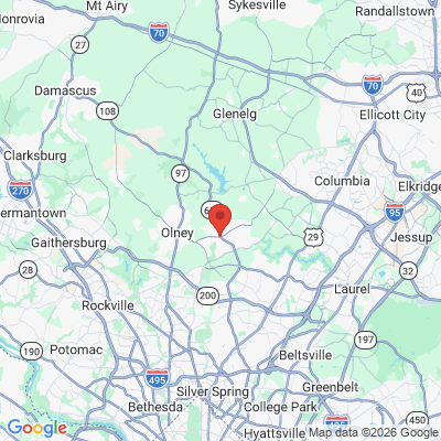 Map to  office in Ashton, MD