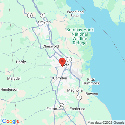 Map to  office in Dover, DE