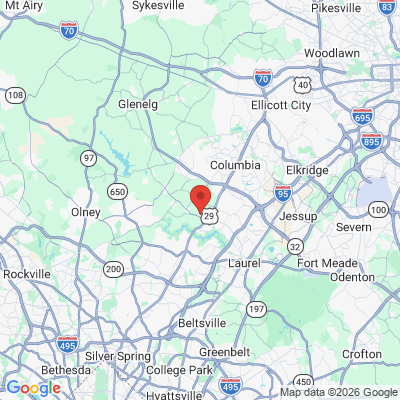 Map to  office in Fulton, MD