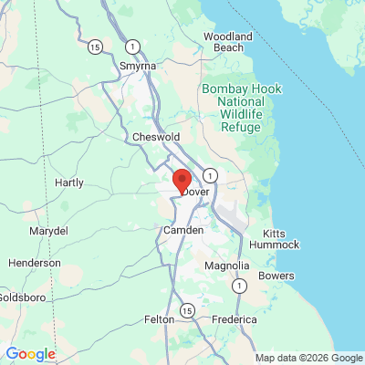 Map to  office in Dover, DE