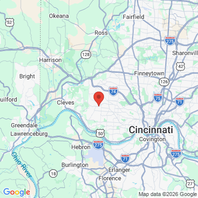 Map to  office in Cincinnati, OH