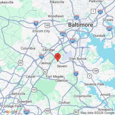 Map to  office in Hanover, MD