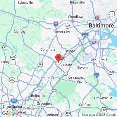 Map to  office in Jessup, MD