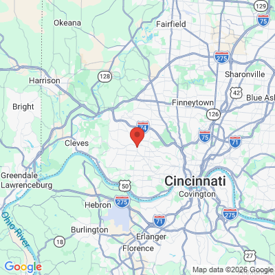 Map to  office in Cincinnati, OH