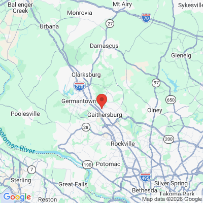 Map to  office in Gaithersburg, MD