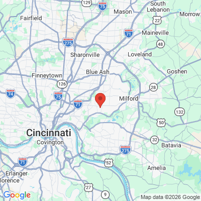 Map to  office in Cincinnati, OH