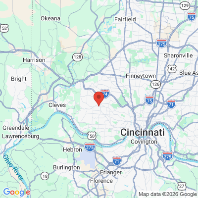Map to  office in Cincinnati, OH