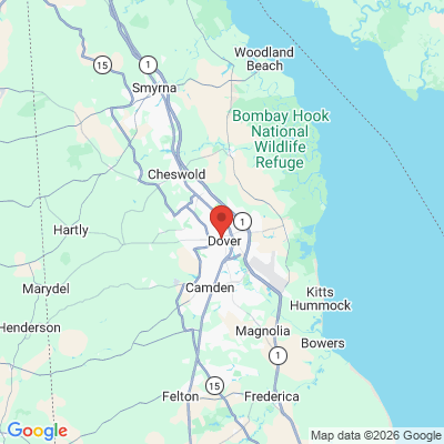 Map to  office in Dover, DE