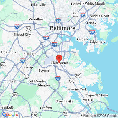 Map to  office in Glen Burnie, MD