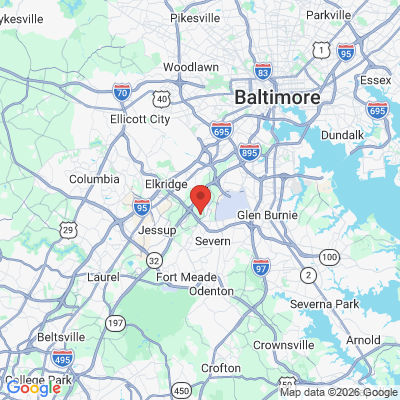 Map to  office in Hanover, MD