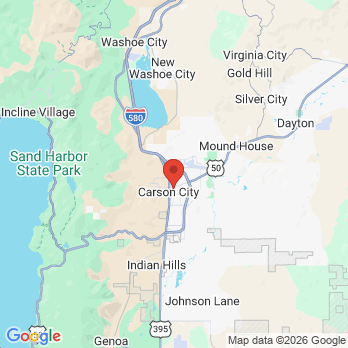Map to Paul D Hardman DMD PC Family Dentistry - Carson City office in Carson City, NV