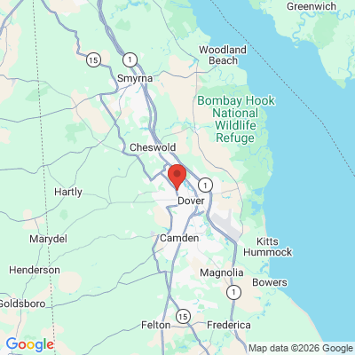 Map to  office in Dover, DE