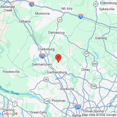 Map to  office in Gaithersburg, MD