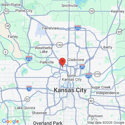 Map to  office in Riverside, MO