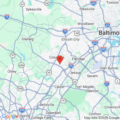 Map to  office in Columbia, MD