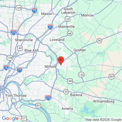 Map to  office in Milford, OH