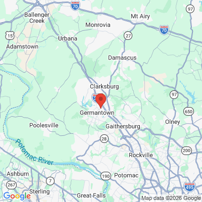 Map to  office in Germantown, MD