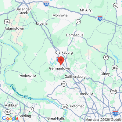 Map to  office in Germantown, MD