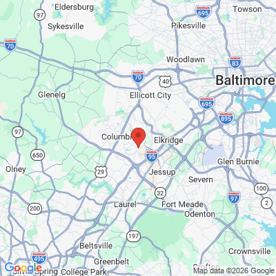Map to  office in Columbia, MD