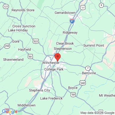 Map to  office in Winchester, VA