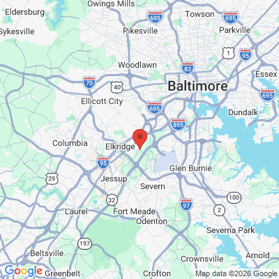 Map to  office in Hanover, MD