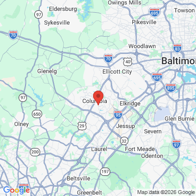 Map to  office in Columbia, MD