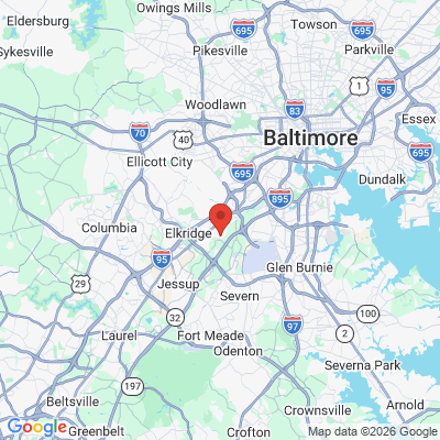 Map to  office in Hanover, MD