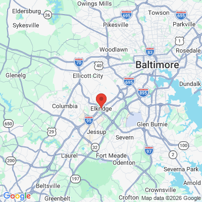 Map to  office in Elkridge, MD