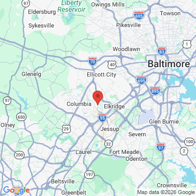Map to  office in Columbia, MD