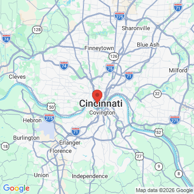 Map to  office in Cincinnati, OH