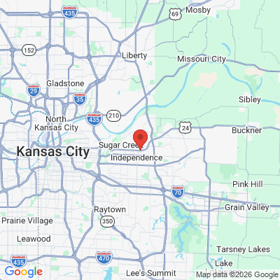 Map to  office in Independence, MO