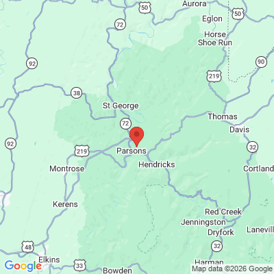 Map to  office in Hambleton, WV